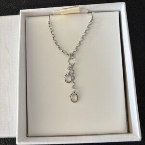 Monica Rich Kosann Sterling Double Change Necklace